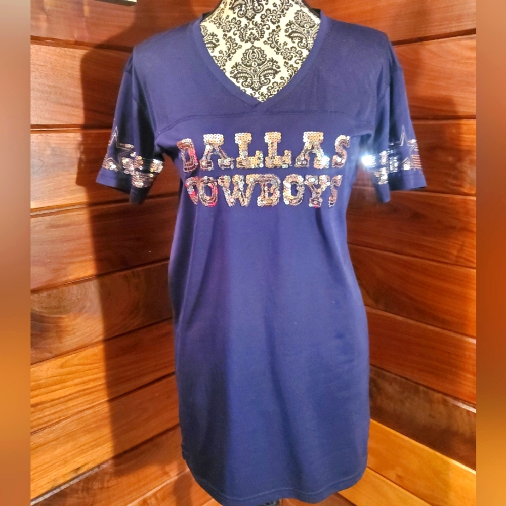Victoria's Secret Pink NFL Dallas Cowboys  shirt top jersey S